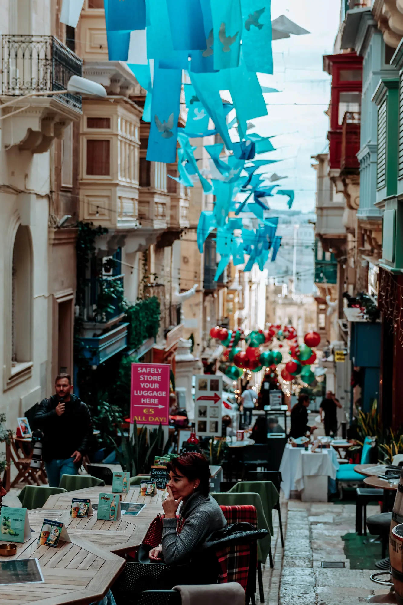 Die Merchants Street in Valletta